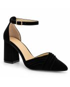 Escarpins en cuir Aranjuezza noirs