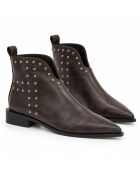 Bottines en cuir Lecceza marron