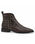 Bottines en cuir Lecceza marron