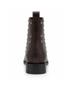 Bottines en cuir Lecceza marron