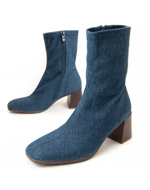 Bottines à talon Buonavitta4 bleues