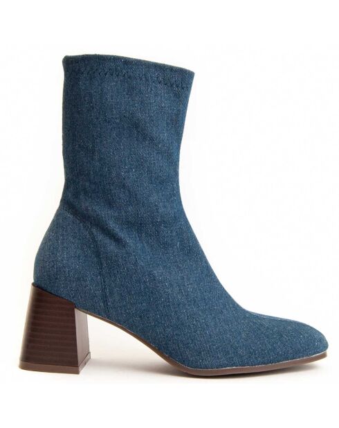 Bottines à talon Buonavitta4 bleues