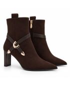 Bottines en cuir Loretoza marron