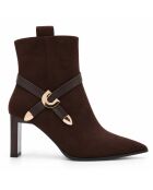Bottines en cuir Loretoza marron