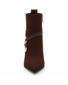 Bottines en cuir Loretoza marron