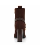 Bottines en cuir Loretoza marron