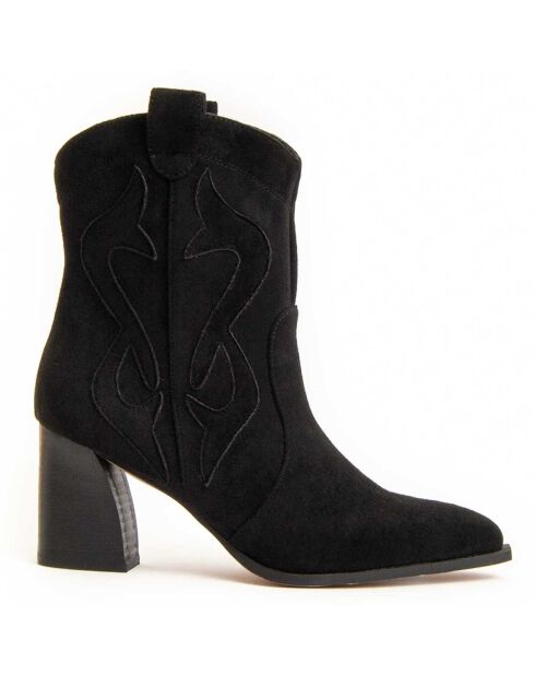 Bottines à talon Cacera noires