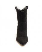 Bottines à talon Cacera noires