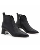 Bottines en cuir Livorno noires