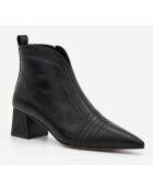 Bottines en cuir Livorno noires
