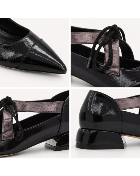 Ballerines en cuir Toledona noires