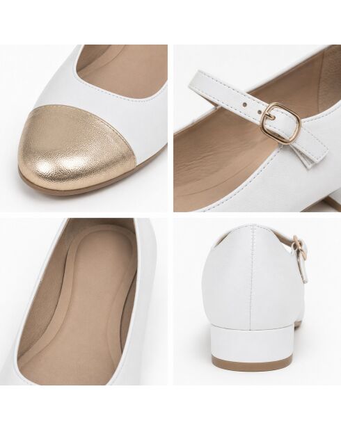Ballerines Milanoza blanches