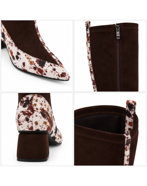 Bottes en cuir Braga noires