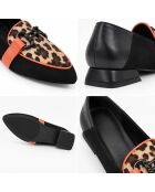 Mocasines negros de piel Oviedona