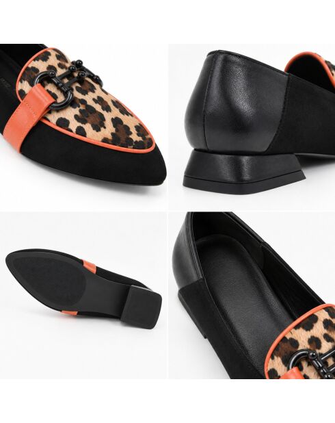 Mocasines negros de piel Oviedona