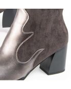 Bottes à talon Tejan8 grises