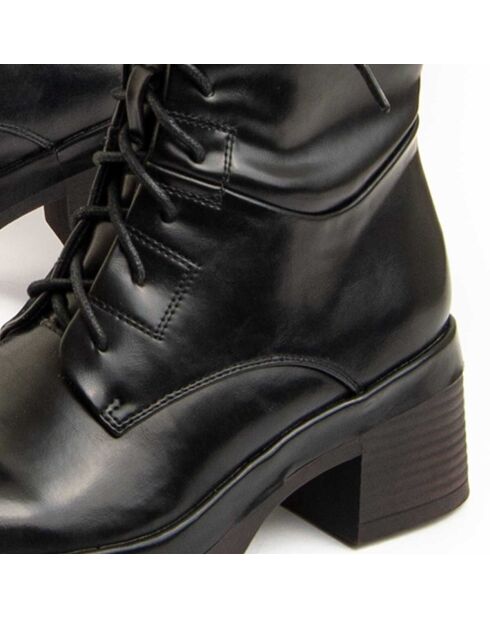 Bottines à talon Rammba noires