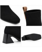 Bottines en cuir Marbellaza noires