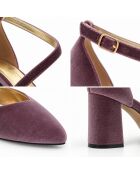 Escarpins en cuir Baeza violets