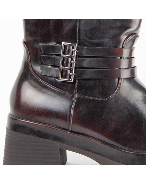 Bottines à talon Motta2 marron