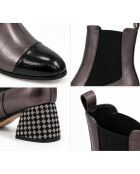 Bottines en cuir Formenteraza grises