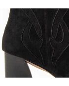 Bottines à talon Cacera noires