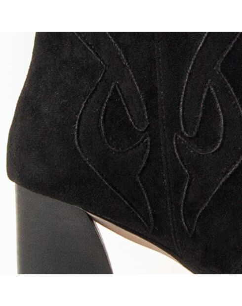 Bottines à talon Cacera noires