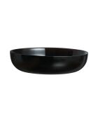 Lot de 6 assiettes à soupe en verre Pho Friend's Time noir - D.17 cm