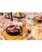 Lot de 6 assiettes à soupe en verre Pho Friend's Time noir - D.17 cm