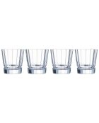 Lot de 4 verres à eau Macassar ultra transparent - 32 cl