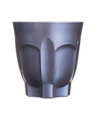 Lot de 6 tasses en verre Flashy bleu - 24 cl