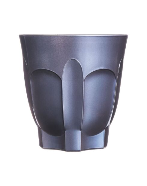 Lot de 6 tasses en verre Flashy bleu - 24 cl