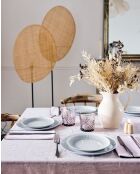 Lot de 6 assiettes à dessert en opale Cottage gris - D.19 cm