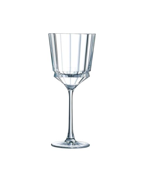 Lot de 4 verres à pied Macassar ultra transparent - 25 cl