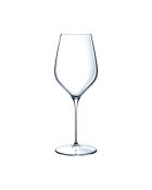 Lot de 6 verres à pied en cristallin Mylla transparent - 38 cl