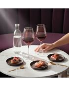 Lot de 6 verres à pied en cristallin Mylla transparent - 55 cl