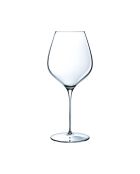Lot de 6 verres à pied en cristallin Mylla transparent - 65 cl