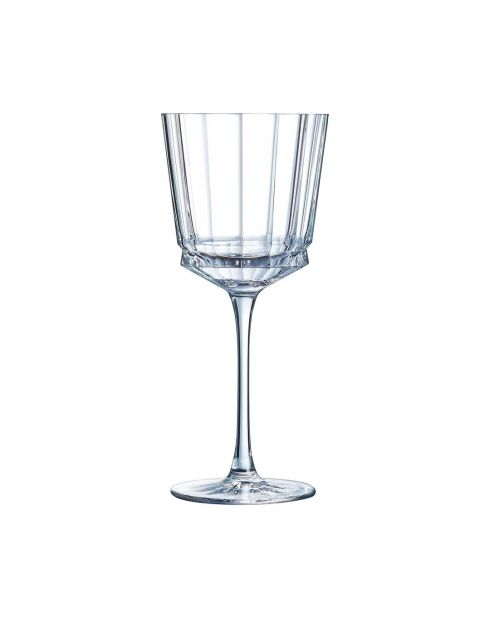 Lot de 4 verres à pied Macassar ultra transparent - 35 cl
