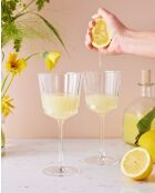 Lot de 4 verres à pied Macassar ultra transparent - 35 cl