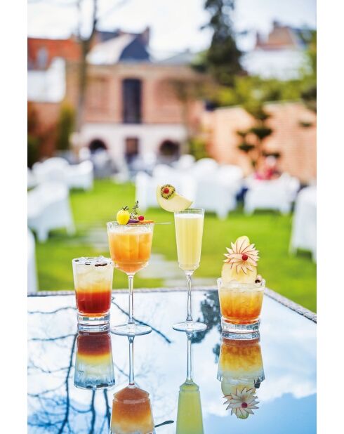 Lot de 4 verres à pied Macassar ultra transparent - 35 cl