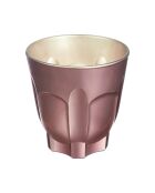 Lot de 6 tasses en verre Flashy doré - 24 cl