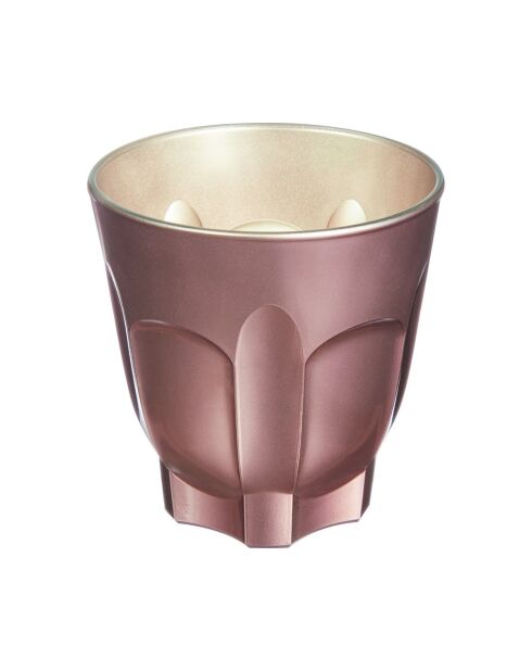 Lot de 6 tasses en verre Flashy doré - 24 cl