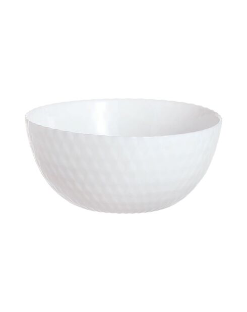 Lot de 6 coupelles en verre Pampille blanc - D.13 cm