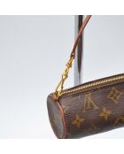 Pochette Papillon monogramme brun - 16 x 7 cm