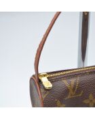 Pochette Papillon monogramme brun - 16 x 7 cm