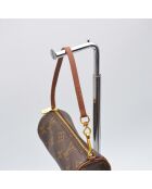 Pochette Papillon monogramme brun - 16 x 7 cm