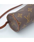 Pochette Papillon monogramme brun - 16 x 7 cm