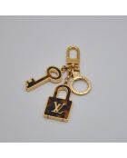 Porte-clés doré - 12 x 3,5 cm