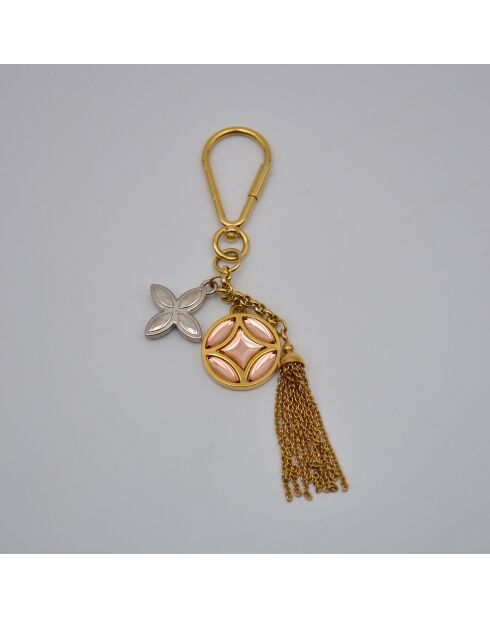 Porte-clés doré - 18,5 x 3 cm