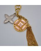 Porte-clés doré - 18,5 x 3 cm